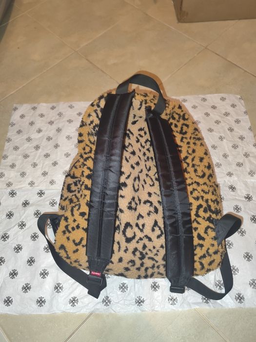 Ghiozdan Supreme 17FW Collection Leopard Print Original