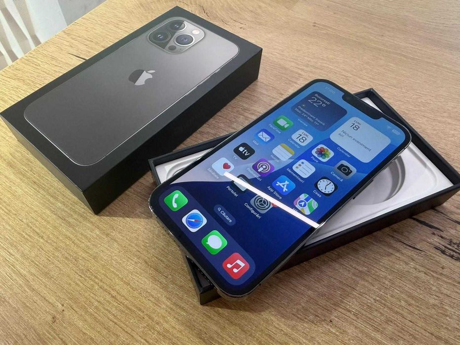 Apple iPhone 13 Pro 128GB Graphite 100% Baterie Full Box Neverlock Garantie BuyBack