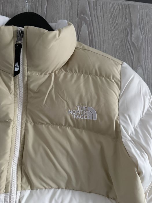 The North Face Saikuru jacheta cu puf de dama offwhite cu bej M noua