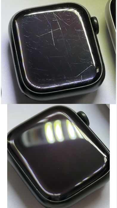 Eliminare zgarieturi Apple Watch - ecran sticla zgariata polisare ceas polish