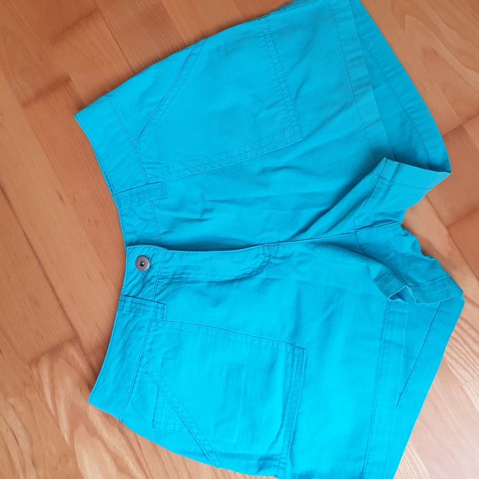 Pantaloni scurți dama George,turcoaz, mar 38