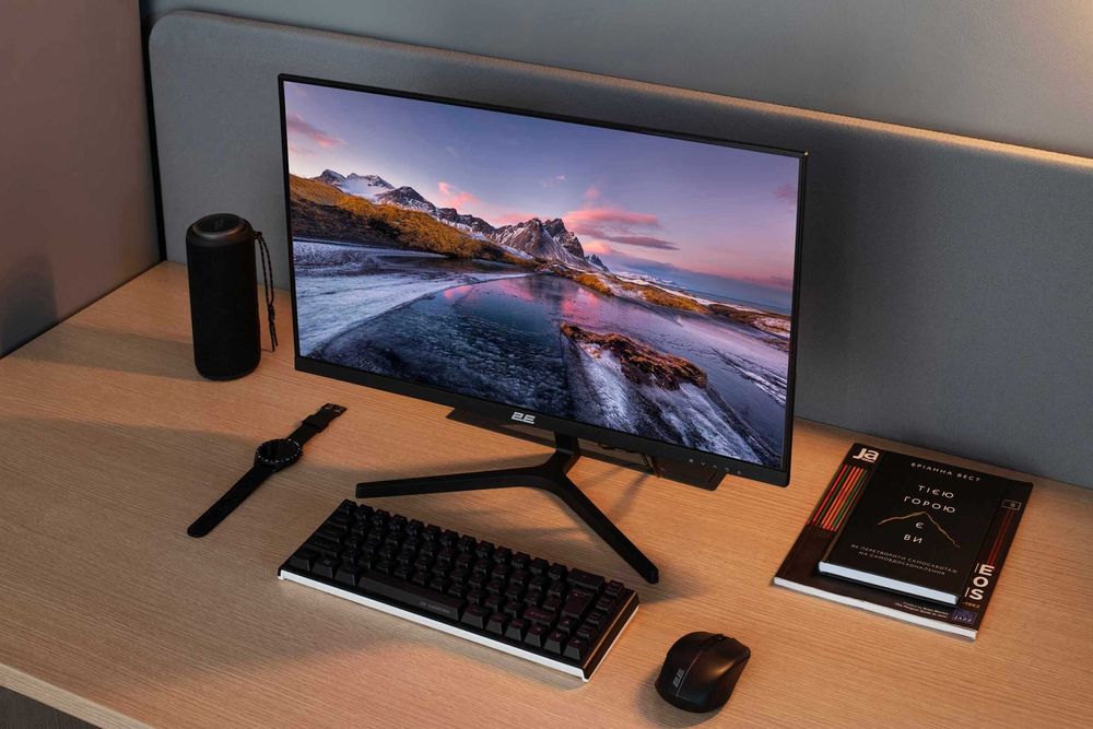 Монитор 23.8″ 2Е D2425B D-Sub, IPS/100Hz, FreeSync, перечисления есть