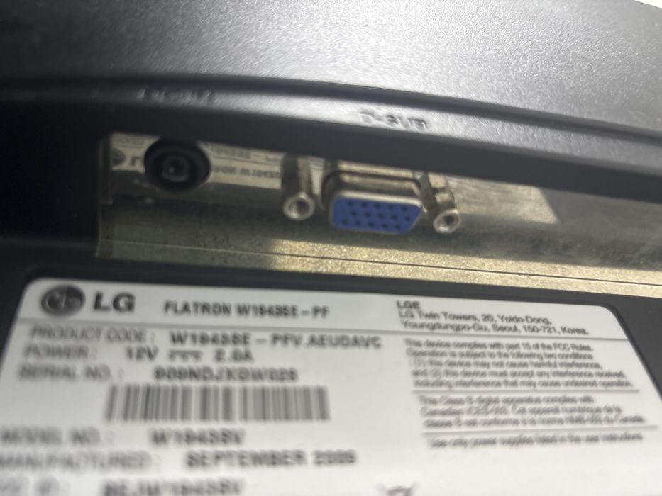 Монитор lg.