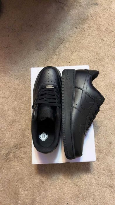 Nike Air Force 1 07' Triple Black (от/до 36-47 номер)