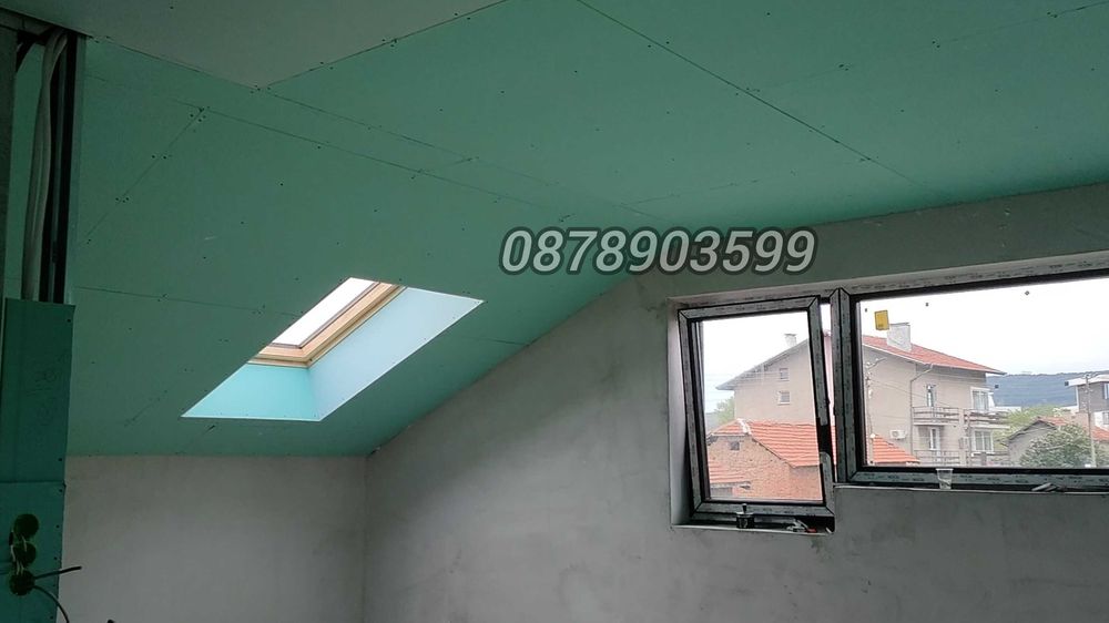 Монтаж на гипсокартон