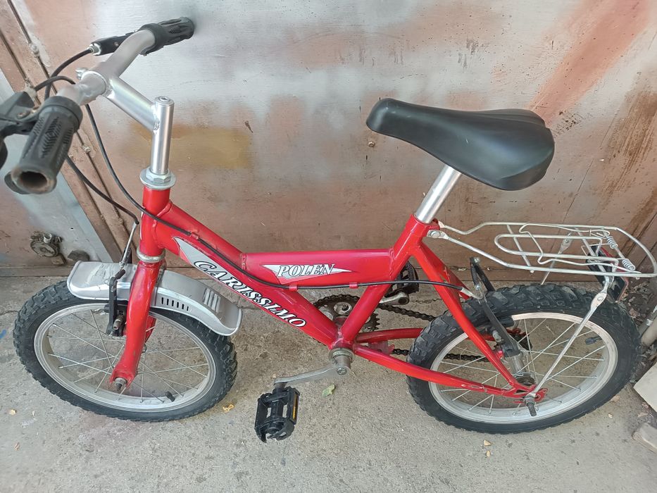 Детски Велосипед 16 цола Дори гуми Запазено с Две спирачки