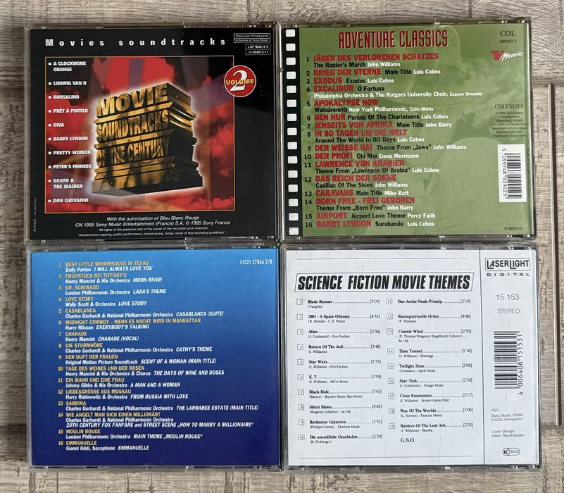 Lot 20 cd-uri cu muzica din filme/Soundtracks