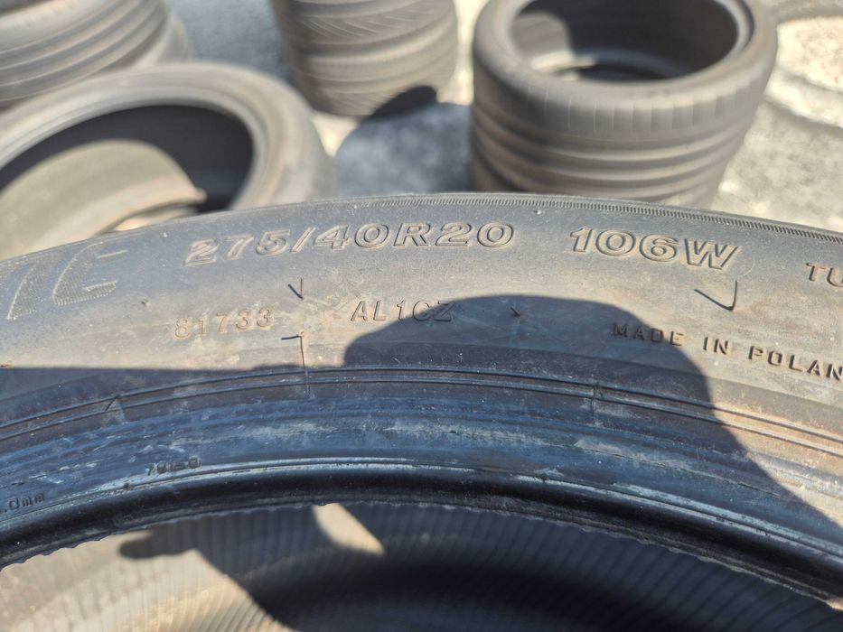 4 Anvelope de VARA - 275/40/20 106W - Bridgestone Alenza * RFT - Stare F BUNA - DOT 2020 !
