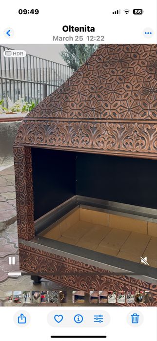 Vadm gratar turcesc cupru 150cm