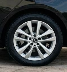 4 jante MERCEDES cu anvelope de iarna 2023-225/50 R17