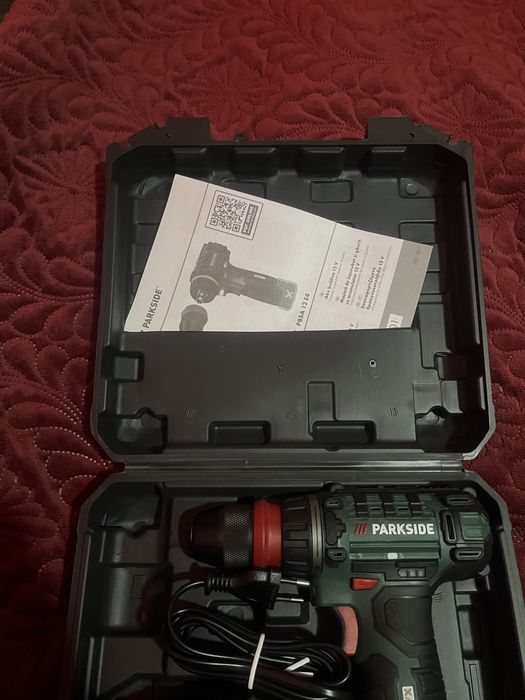 Botmasina parkside cu baterie si incarcator