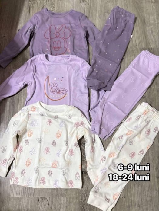 2 seturi de pijamale .6-9 su 9-12 luni