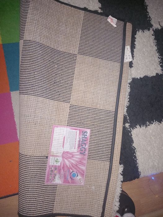 Covor shaggy cu fir lung 150 cm/80 cm