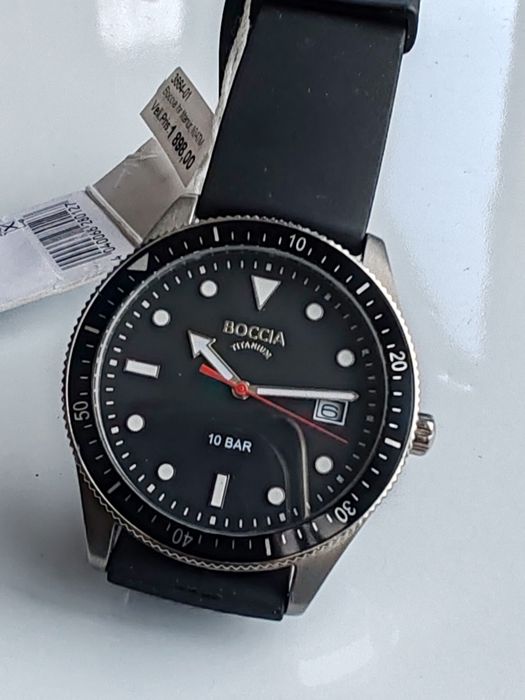 Ceas Boccia Titanium Quartz 39 mm Nou-Nepurtat!