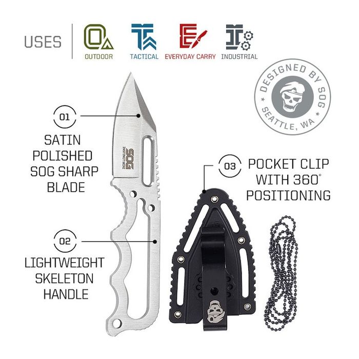 Нож SOG Instinct Satin 5.8cm