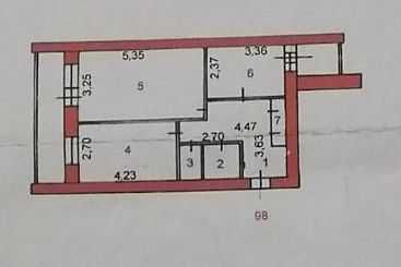 Продается 2-комнатная!