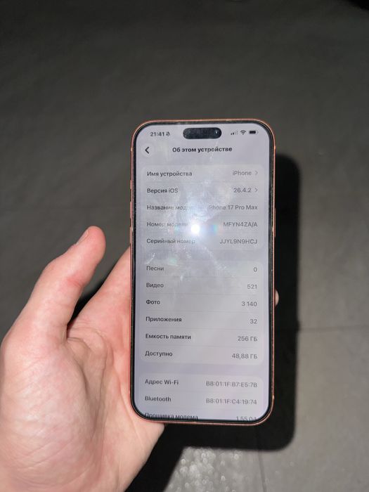 17 про макс 256 гб