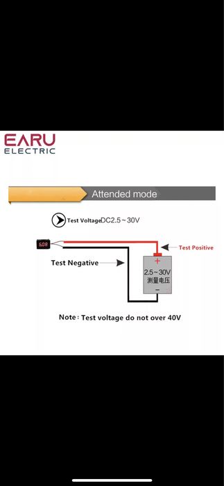 Volmetru digital 2,5-30V