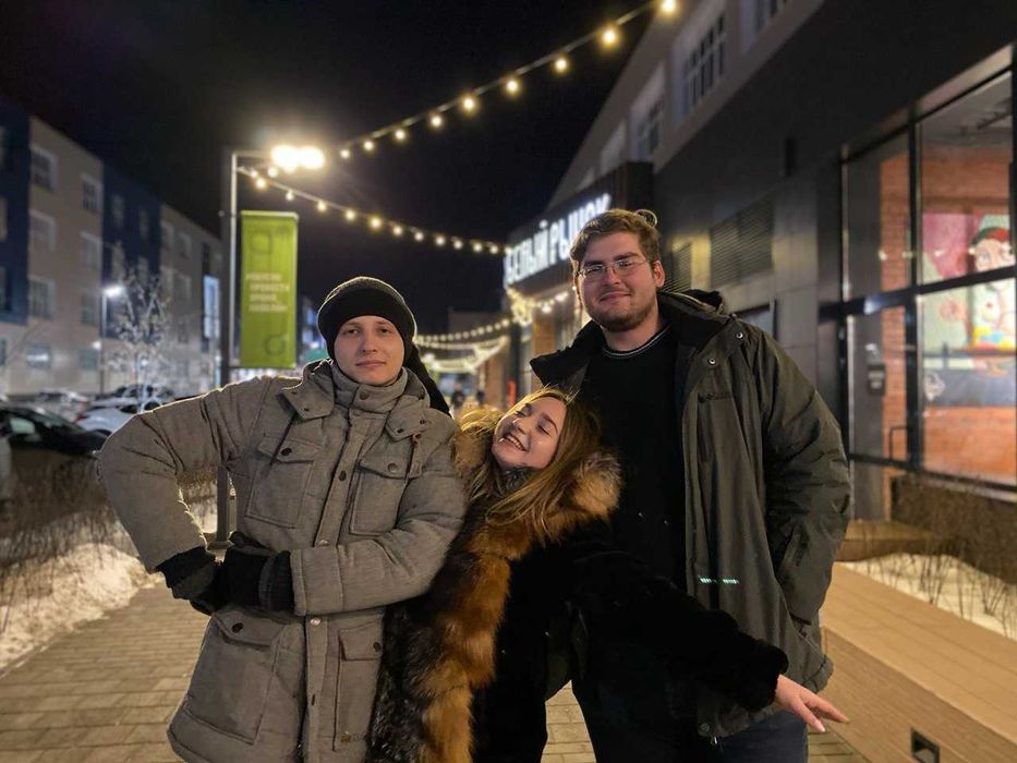 Шуба с мехом лисы