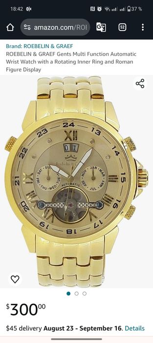 Roebelin & Graef Ceas de mână automat prntru barbati