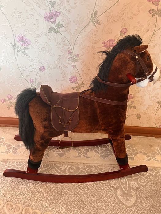 Кочалка лошадка игрушка
