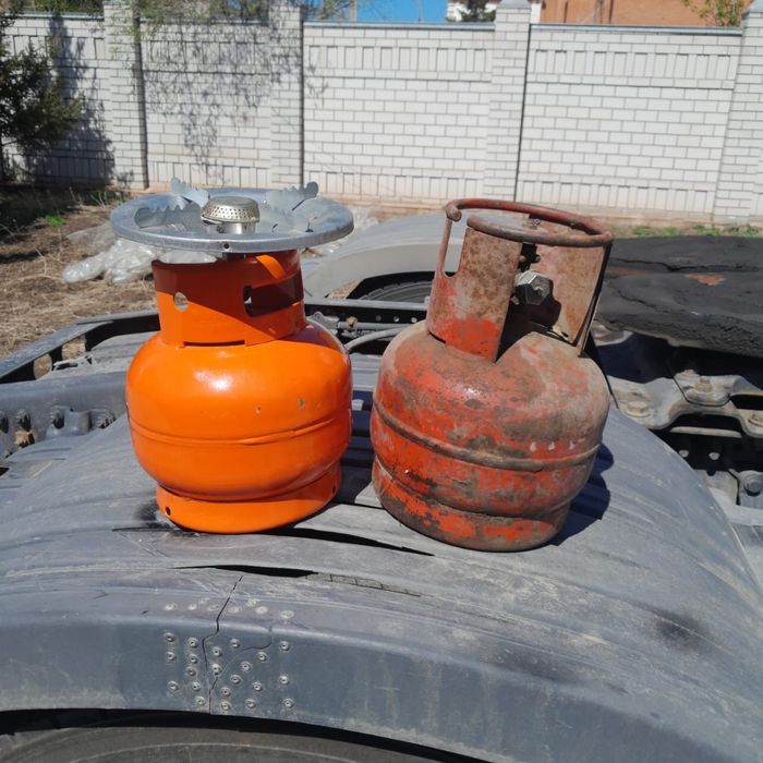 Газовые балоны.