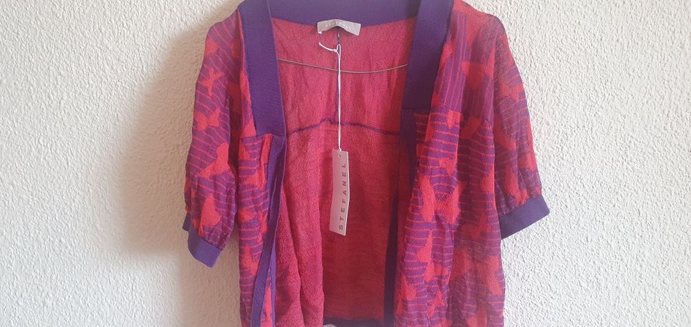 Blaser Stefanel nou cu eticheta oranj cu mov S/M