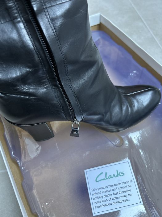 Ботуши кожа Clarks 38