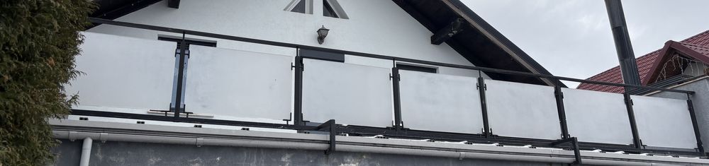 Balustrada din inox cu plexiglas de 1 cm grosime