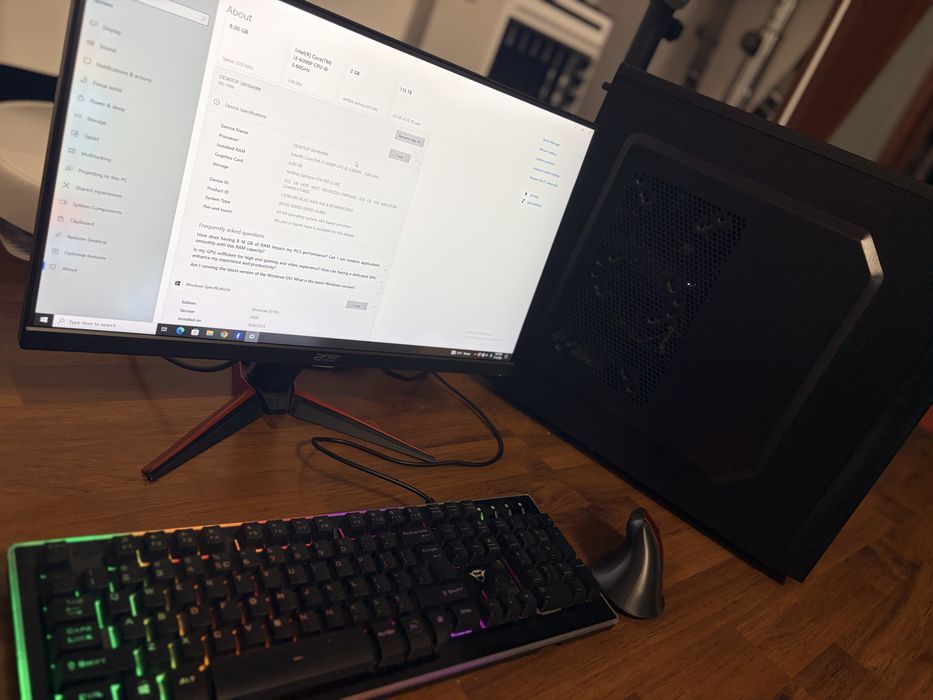 Calculator de gaming sistem complex