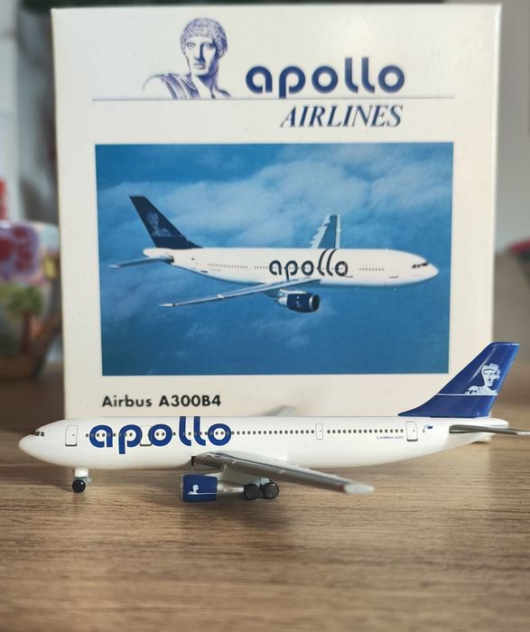 Macheta avion herpa wings {metal} 1/500 airbus 300B4