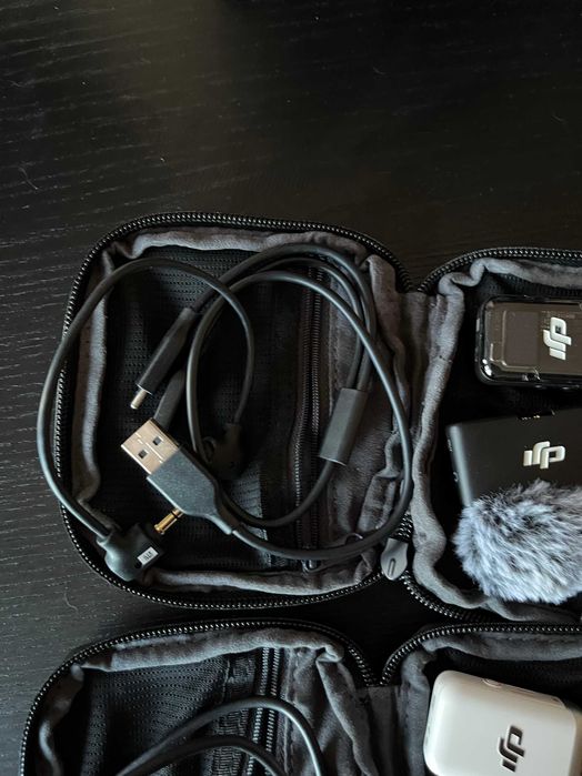 DJI Mic 2 Wireless Lavalier 2 Transmițătoare (Alb + Negru) + Receiver