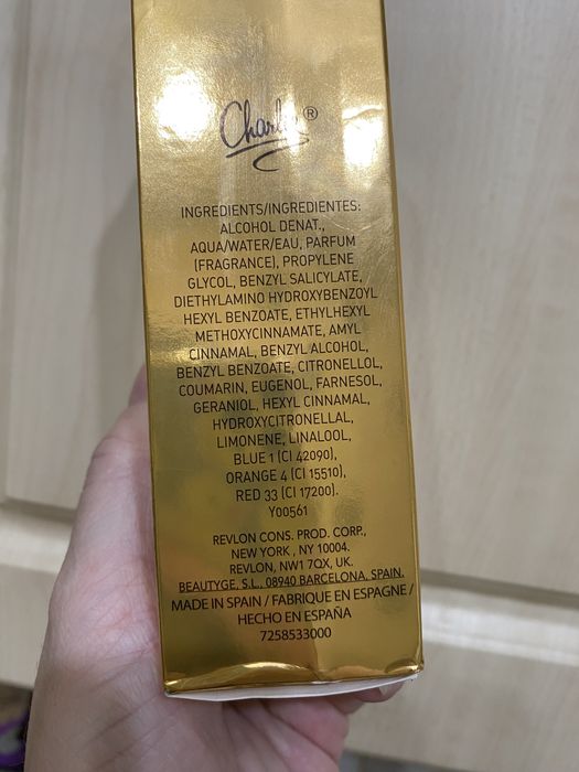 парфюм,духи,Винтаж! Revlon! Charlie Gold! (3 вида)100 ml!