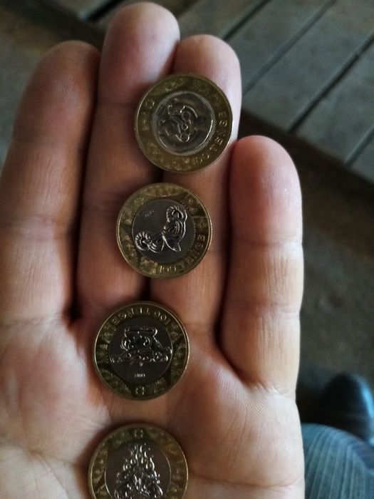 Манета 100тен юбилейные г Актобе