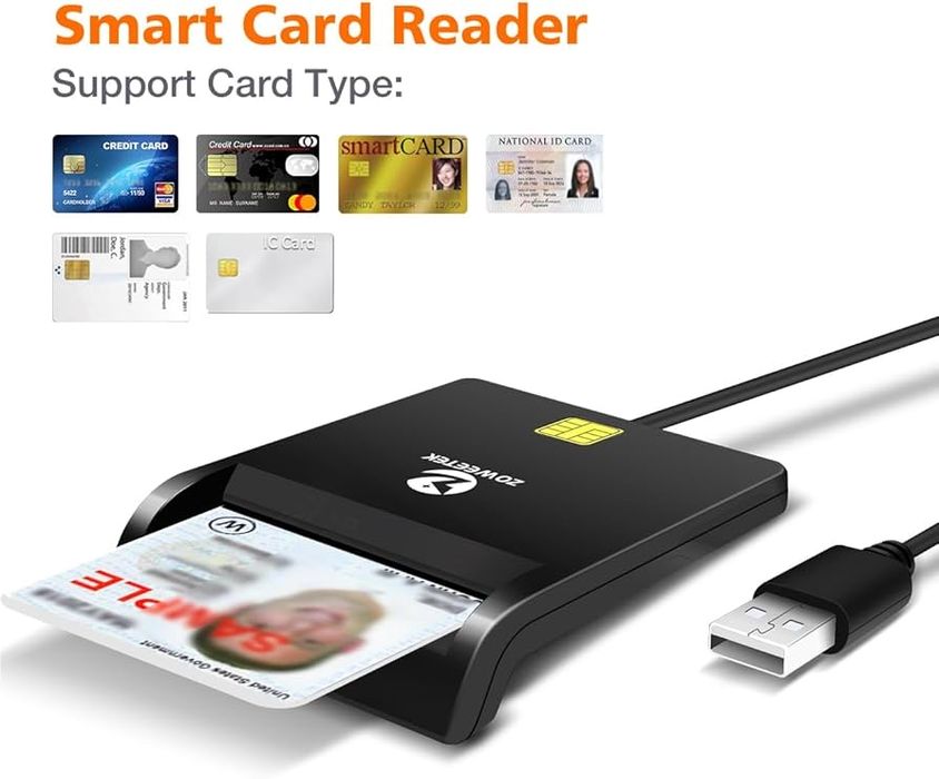 USB четец за електронен подпис / лична карта (смарт карта)