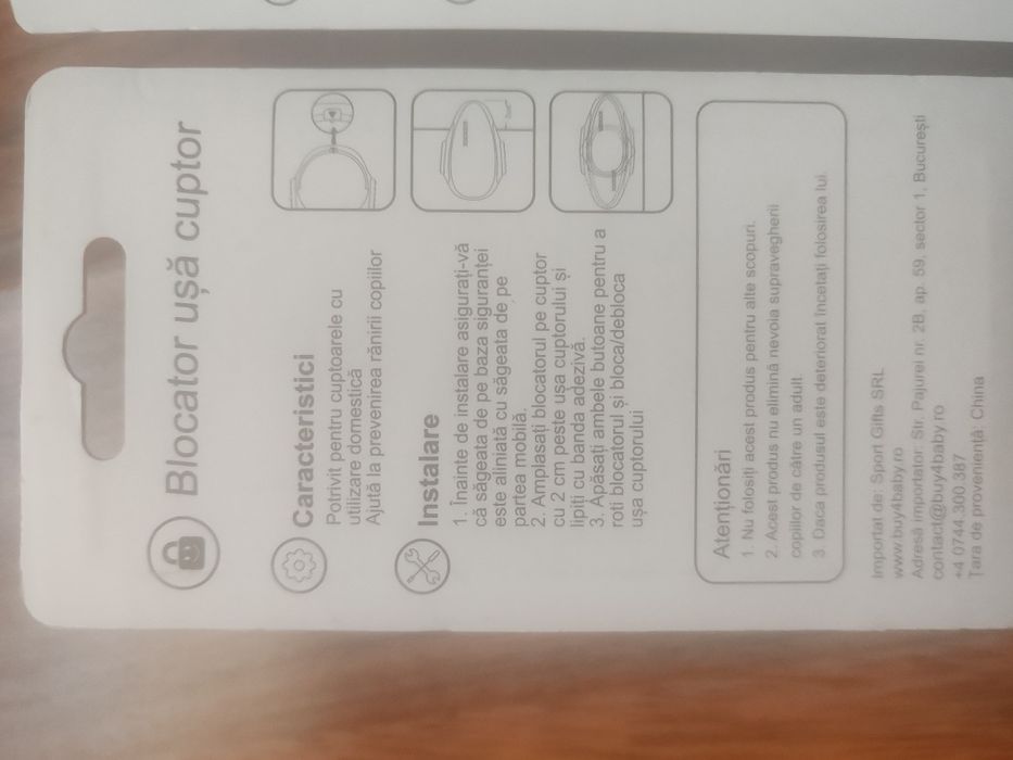 Blocator ușa frigider și cuptor noi