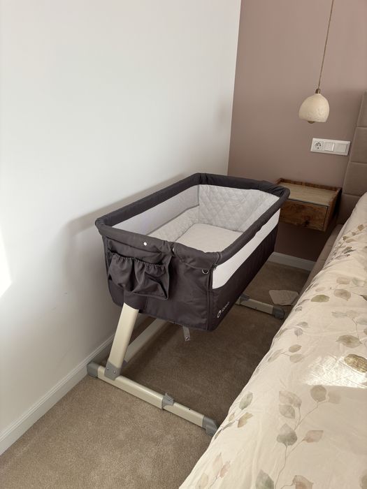 Pătuț co-sleeper Lionelo - Aproape nou (folosit de 2-3 ori)