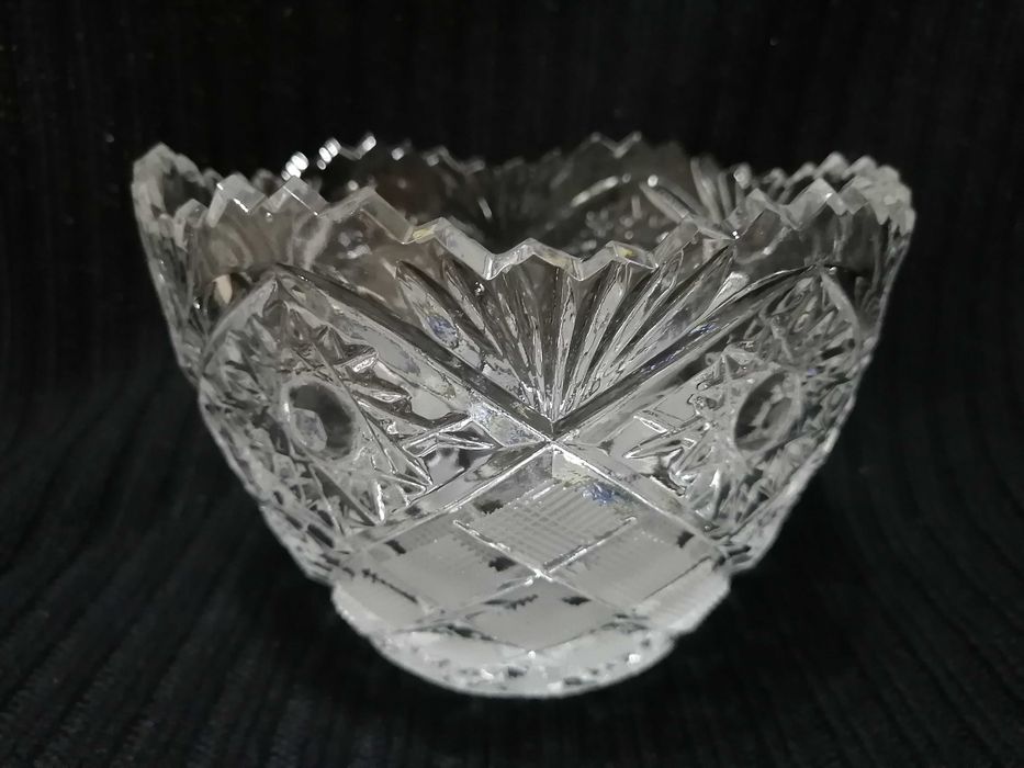 Салатница (конфетница) хрустальная СССР