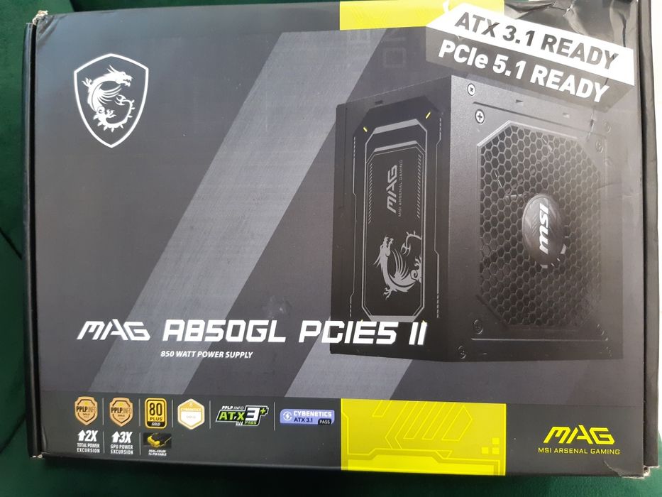 Sursa MSI MAG A850GL PCIE5 II Sigilata