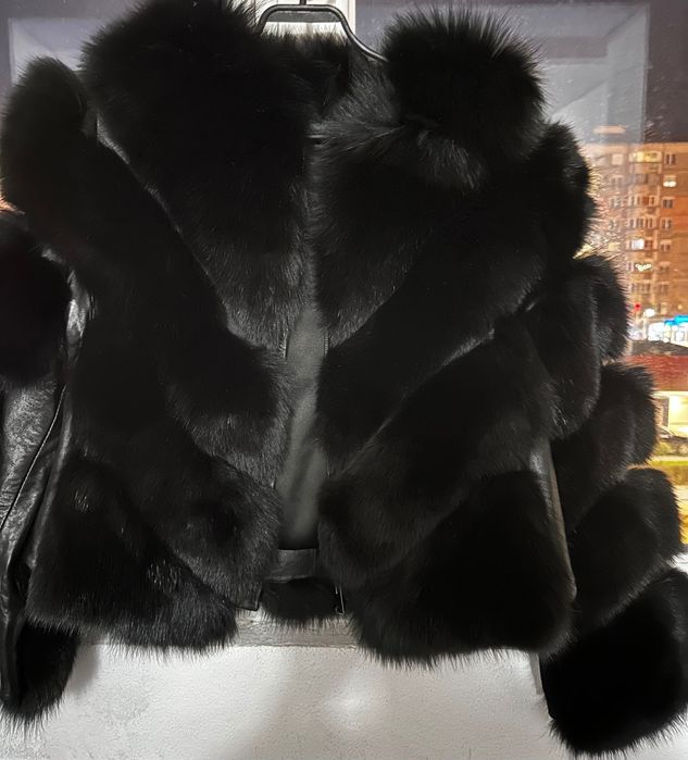 Blană naturală cu piele