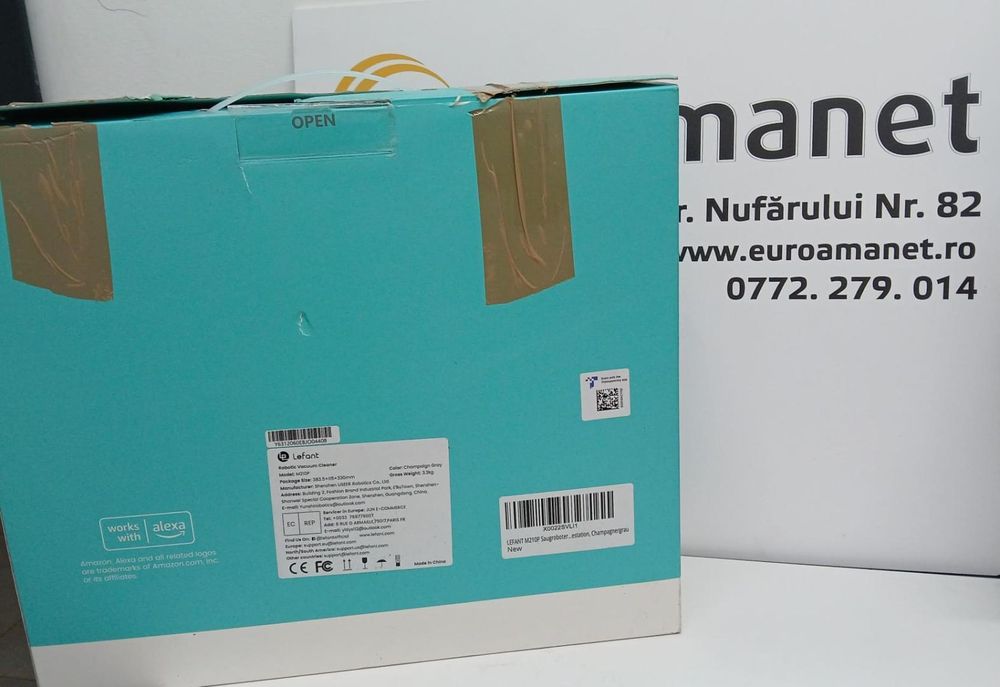 Aspirator robot Lefant M210Pro, subtire, autocuratare , 500ml -N2-