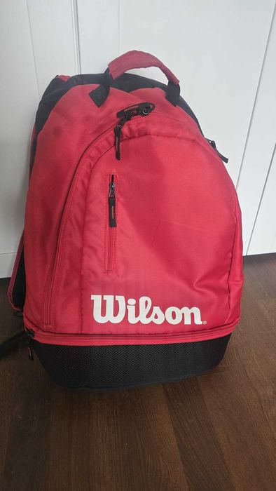 Rucsac Tenis Wilson Team (compartiment rachete + încălțăminte) - Stare Excelentă