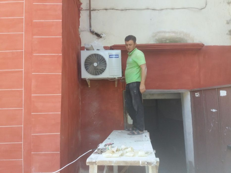 Кондиционер урнатиш