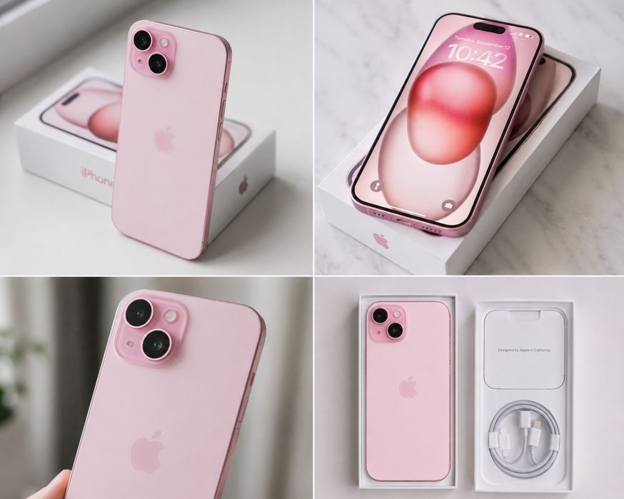 Iphone 15 в розовом цвете