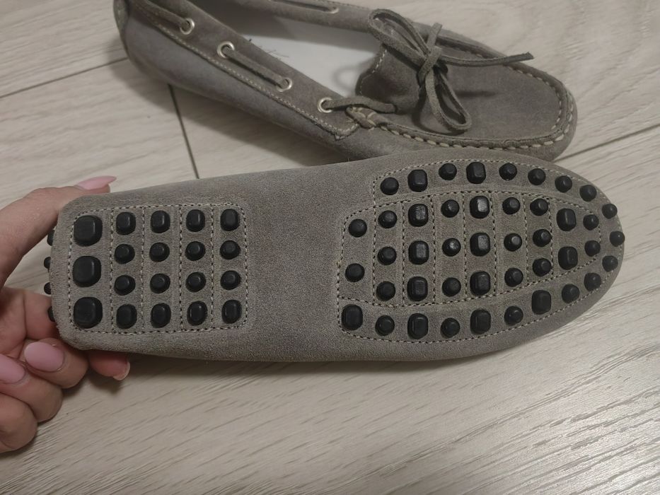 Mocasini din piele întoarsă ALPIN de Luxe, mărimea 36, noi, Made in It