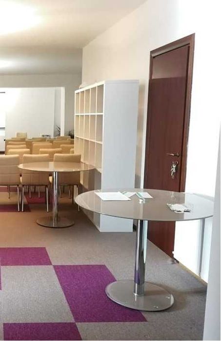 Vand masa rotunda sticla securizata Mobexpert- 4 persoane