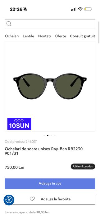 Ochelari de soare Ray-Ban
