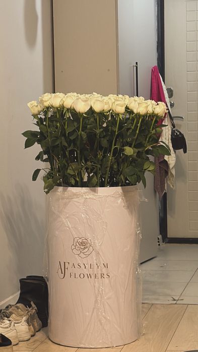 51шт белые розыы