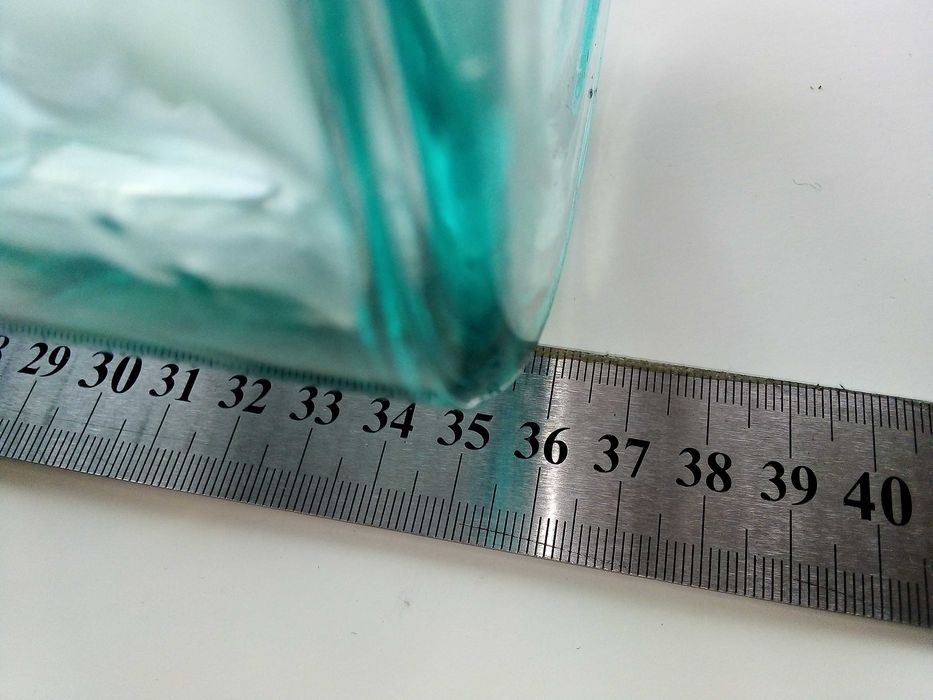 Голямо старо стъклено шише 3л.