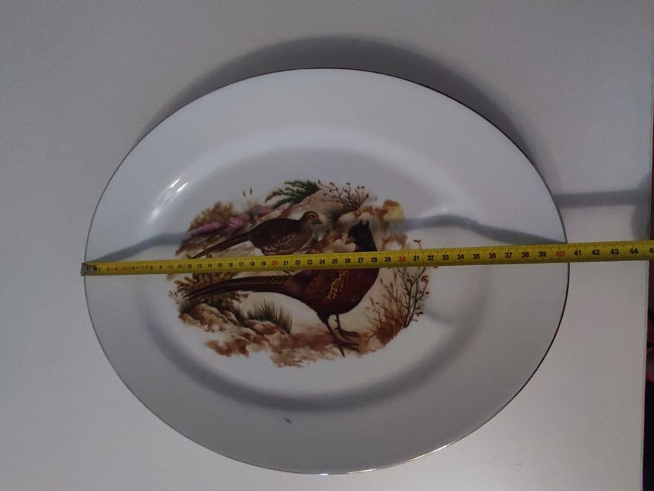 Platou cu fazani Limoges